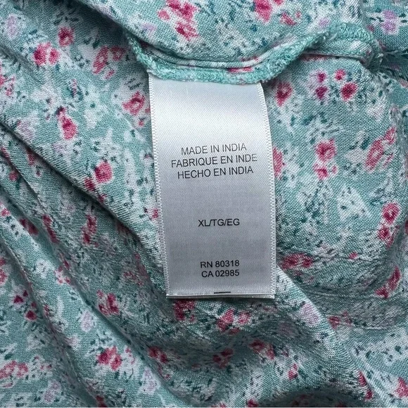 Lucky Brand Multi Tiered Sleeveless Floral Mini Dress - Picture 5 of 7